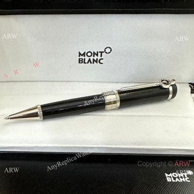Replica Writers Edition Sir Arthur Conan Doyle Montblanc Ballpoint Pen Black and Silver